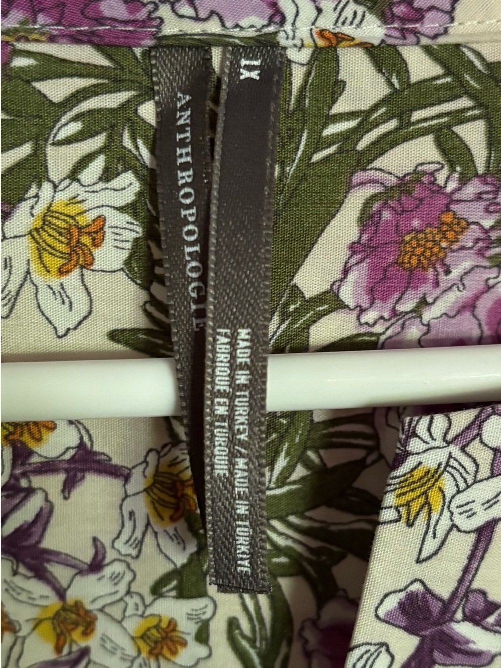 Anthropologie Somerset floral maxi dress size 1X - Picture 4 of 7